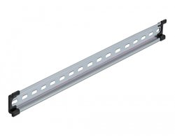DIN-rail met sleufgaten | 50 x 3,5 x 0,75 cm | staal