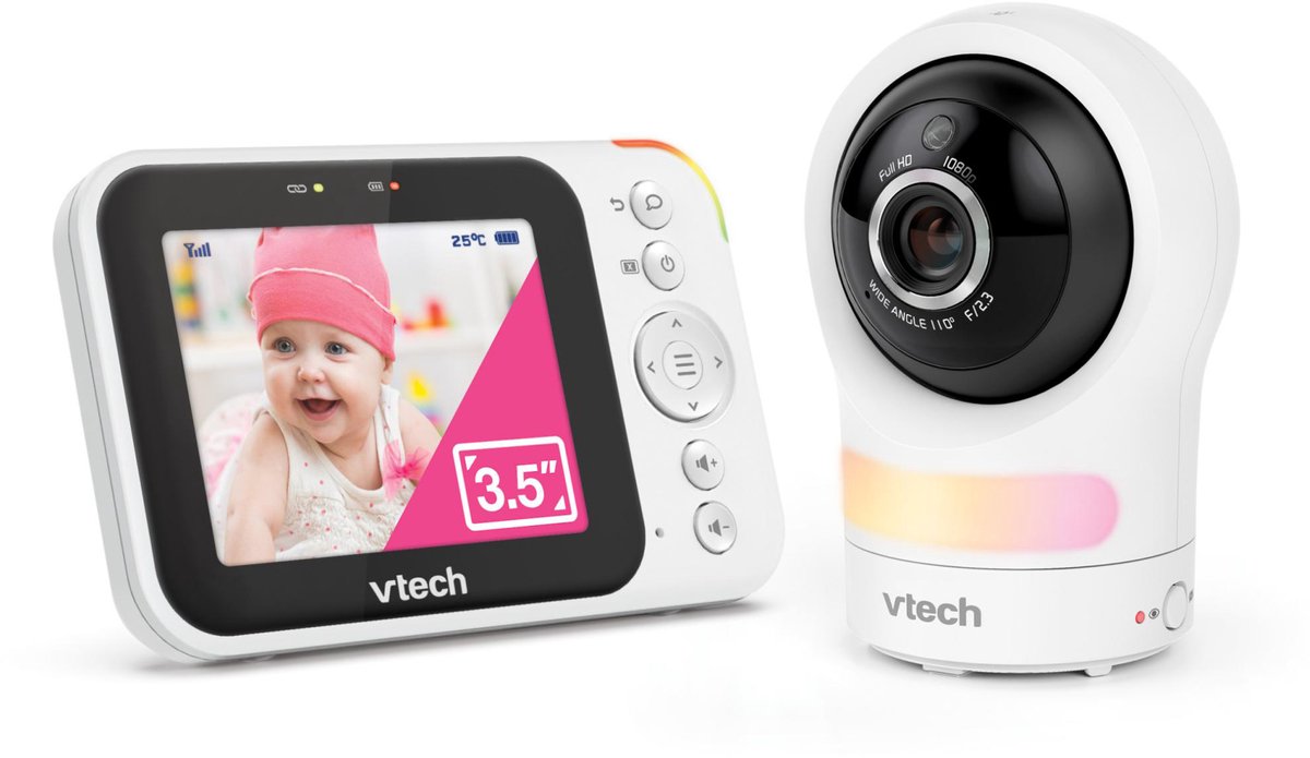 VTech RM4761 Smart video babyfoon met camera - 3.5 inch Scherm - 1080p Full HD