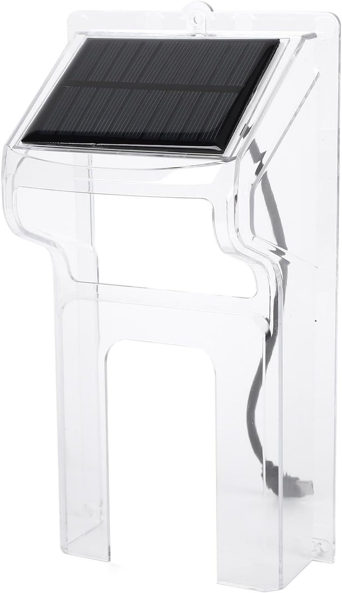 Deurbel Regendekking - Waterdichte Beschermer - Toegangscontrole Beschermen - Zonne-energie Oplader - 115 x 215 mm - Transparant