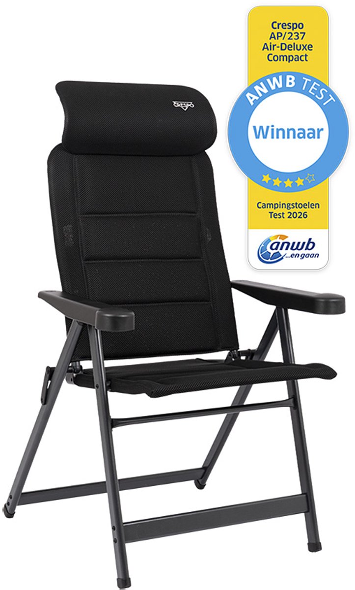 Crespo - Standenstoel - M - AP/237 - Air-Deluxe - Compact - Zwart