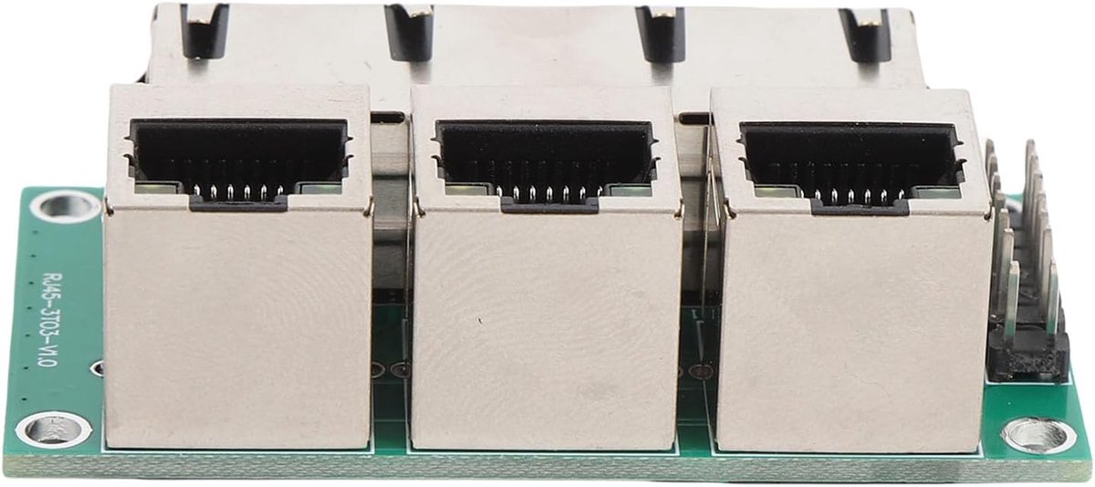 RJ45 Koppeling - Ethernet Adapter - Netwerk Stabiliseren - Dubbele Kleur LED - 3 Sets - Grijs