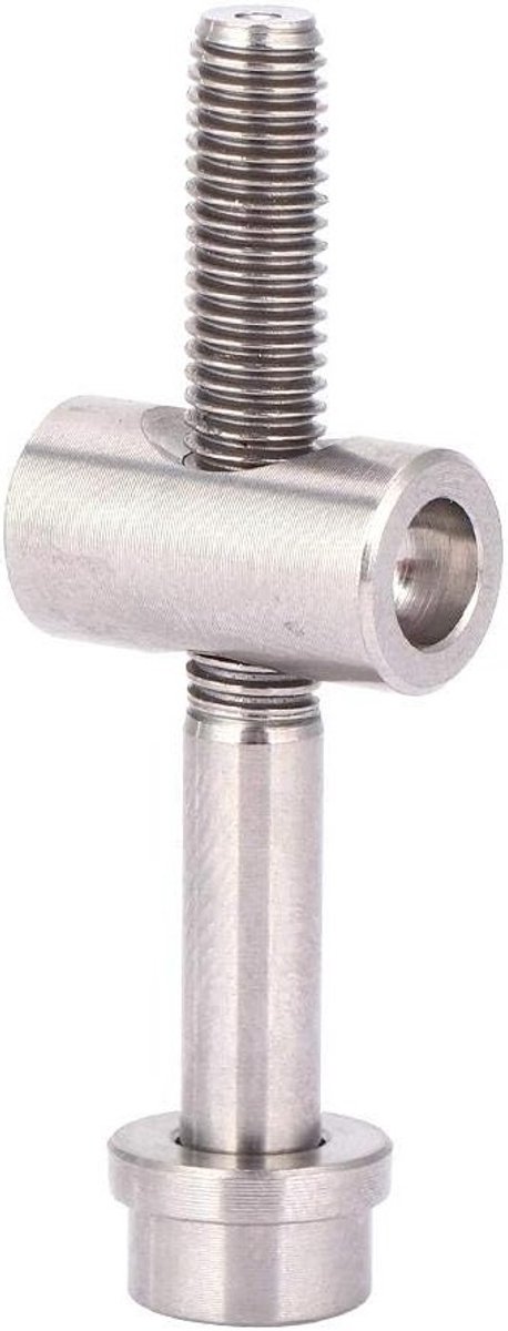 Ronde kop bout voor fiets zadelpen, M5x40mm, met ring voor stuur, duurzaam en lichtgewicht bevestigingsmateriaal