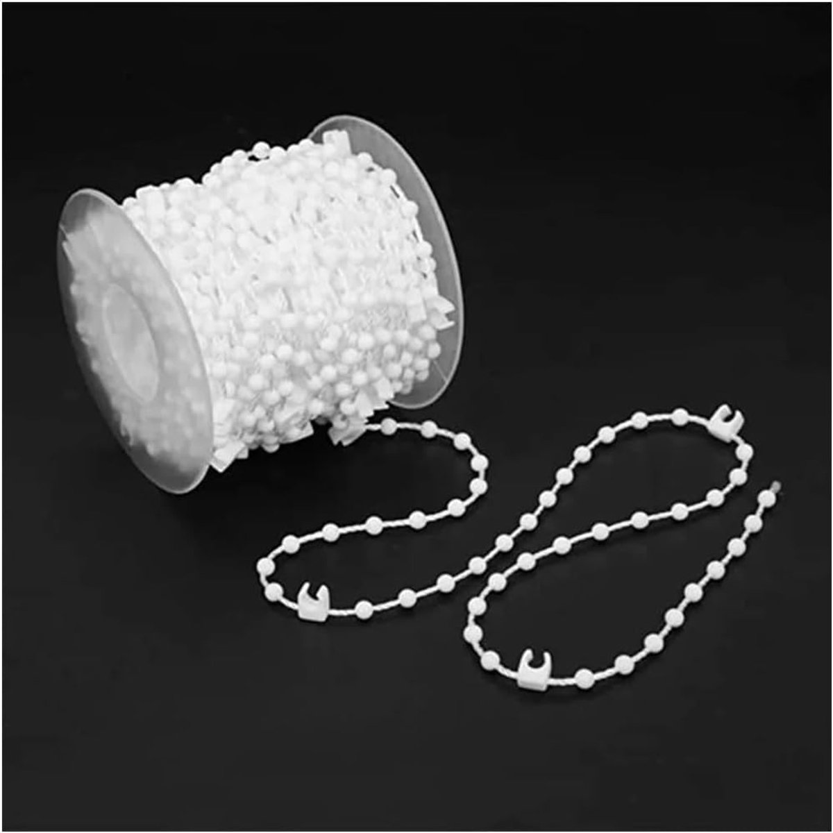 SnelShoppen - 10m Verticale Rolgordijn Ketting, Bead Chain, Forearm Chain, Reserveonderdelen voor Raambekleding, 89mm, Sterk en Duurzaam