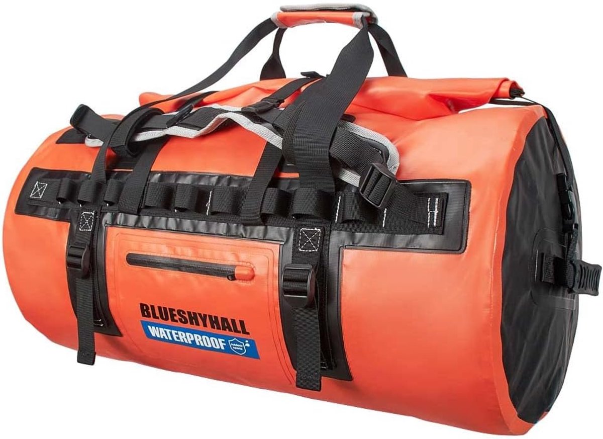 SnelShoppen - Waterproof Backpack Bag - Waterdichte Rugzak/Duffel Bag - 20L/30L/60L Capaciteit - Robuuste Roll Top Rugzak voor Boottochten, Camping en