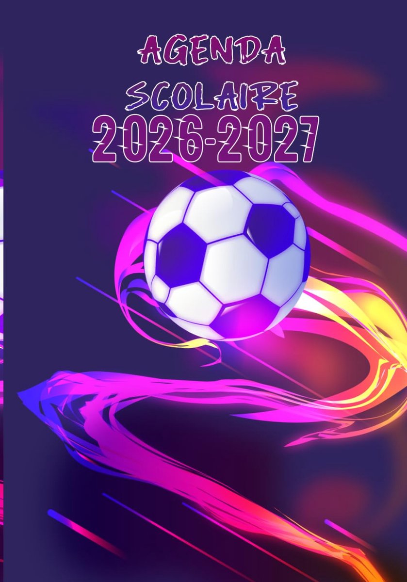 SnelShoppen - Agenda Scolaire 2026-2027 A5 - Organisateur et Planificateur Semainier voor Studenten - Thema Football - Perfect voor Primair, Lycée en