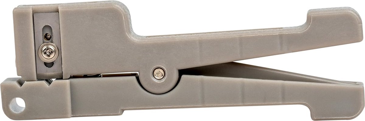 Een compact gereedschap Geschikt voor het groeven en ringeren van kabels, Geschikt voor een kantopener (0-0,125 inch).
