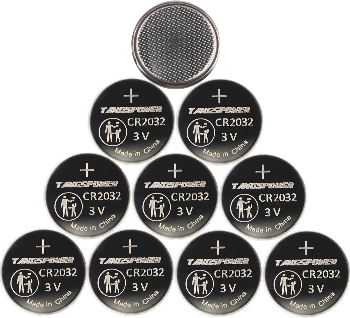 SnelShoppen - 10x CR2032 Lithium Button Cell 3V Batterijen - Lange Levensduur 210mAh - Ideaal voor Horloges, Speelgoed, Remote Controls, Thermometers