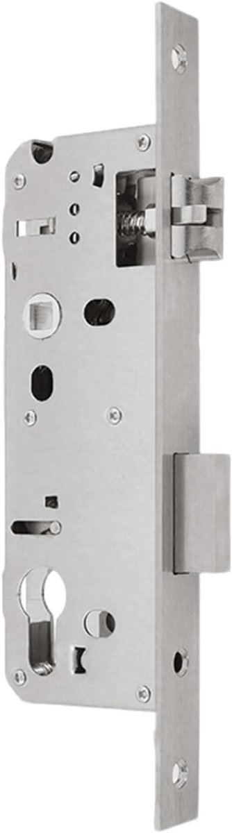 SnelShoppen - RVS Mortise Lock 85mm, Duurzame Deurslot voor Tuinpoort, U-Tong, Links/Recht