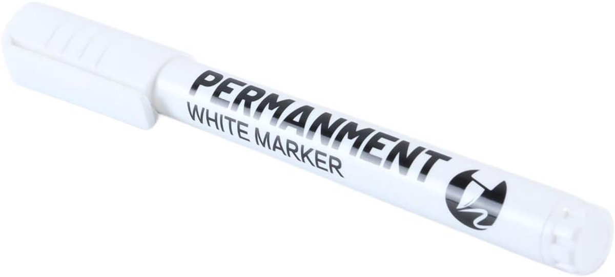 Set van 6 Permanente Markers - Sneldrogende, Waterdichte Zwarte Stift met Fijne Punt voor Tekeningen en DIY Projecten