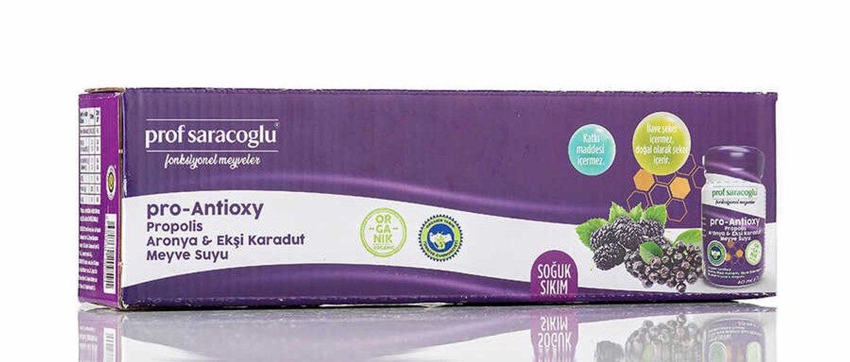 PRO-ANTIOXY Propolis, Aronia & Zure Zwarte Moerbei Fruitsap