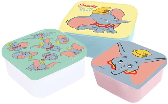 Snackbox 3in1 - Disney Dumbo - Lunchbox van Mepal — afbeelding 5