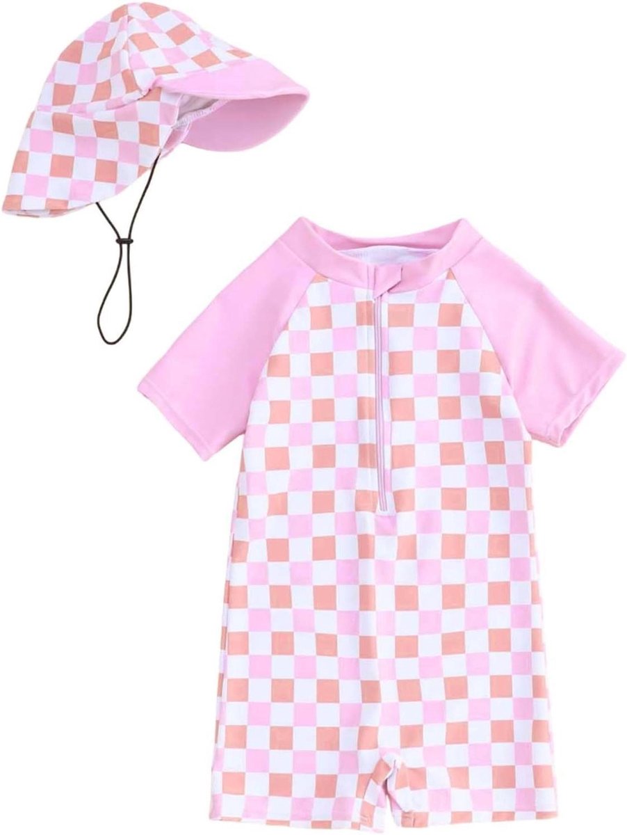 Zonnebescherming Shirt - Rashguard Baby - Waterpret Beschermen - SPF 50+ - 3 cm - Lila