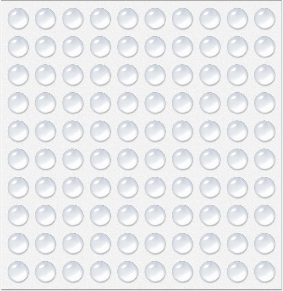 SnelShoppen - 100Pcs Silicone Cabinet Bumpers Transparante Deur Pads Zelfklevende Stoppen voor Keuken, Meubels en Glasdeuren (8x2mm)