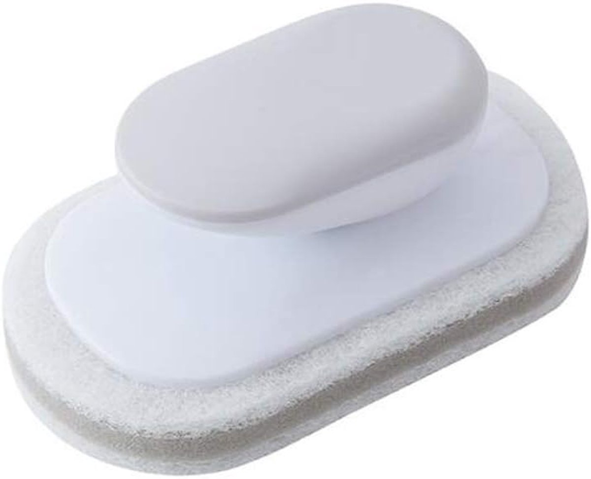 SnelShoppen - 2PCS Afwasborstel Set voor Keuken, Potten, Pannen, Dishes, Milieuvriendelijk, Lichtgewicht, Wit, Handige Schoonmaak Gadget