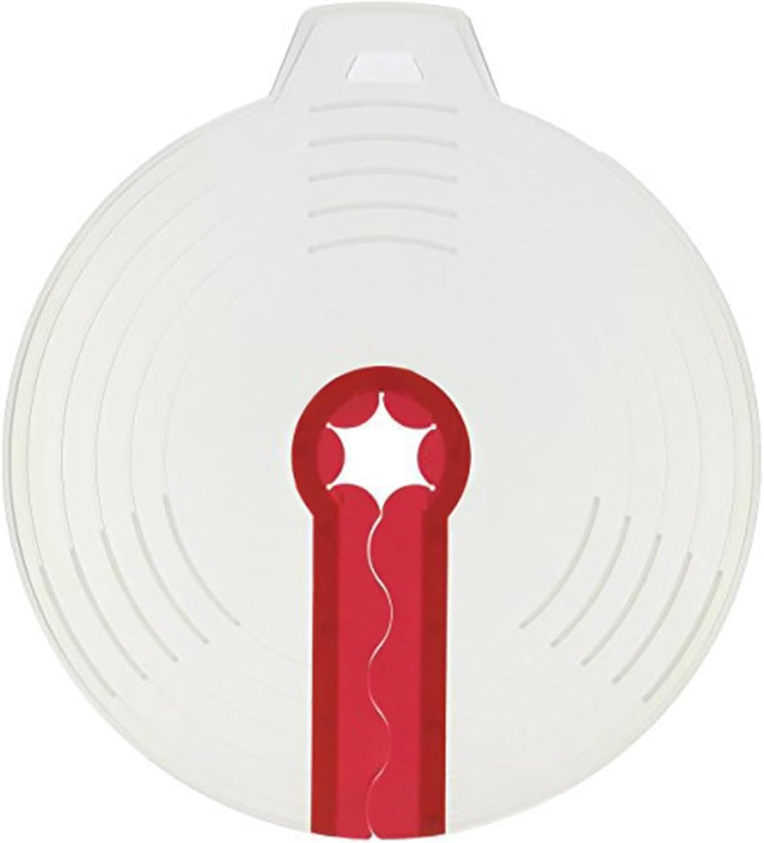 SnelShoppen - Splash Cover 31 cm - Splash Guard Deksel voor Keuken - Robuuste PP Plastic en Siliconen - Antispatdeksel voor Mengkommen - Ideaal voor R