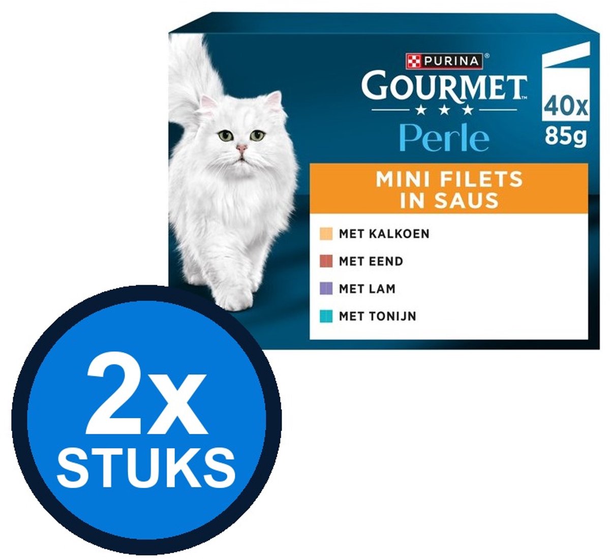 Gourmet Gourmet - Perle mini filets in saus k/e/t/l mp 40x85gr