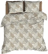 Romanette Pantheon Housse de Couette - Lits-jumeaux - 240x200/220 cm - Beige/Gris