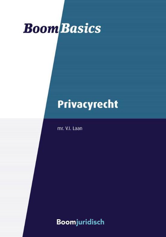 Samenvatting Boom Basics  -   Boom Basics Privacyrecht, ISBN: 9789462905993  Privacy