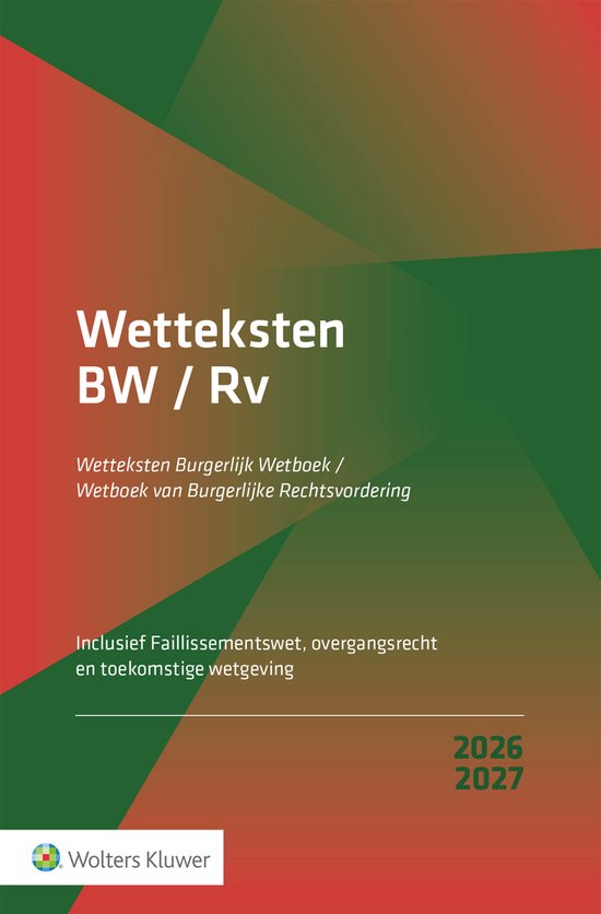 Wetteksten Burgerlijk Wetboek/Wetboek van Burgerlijke Rechts ... - cover