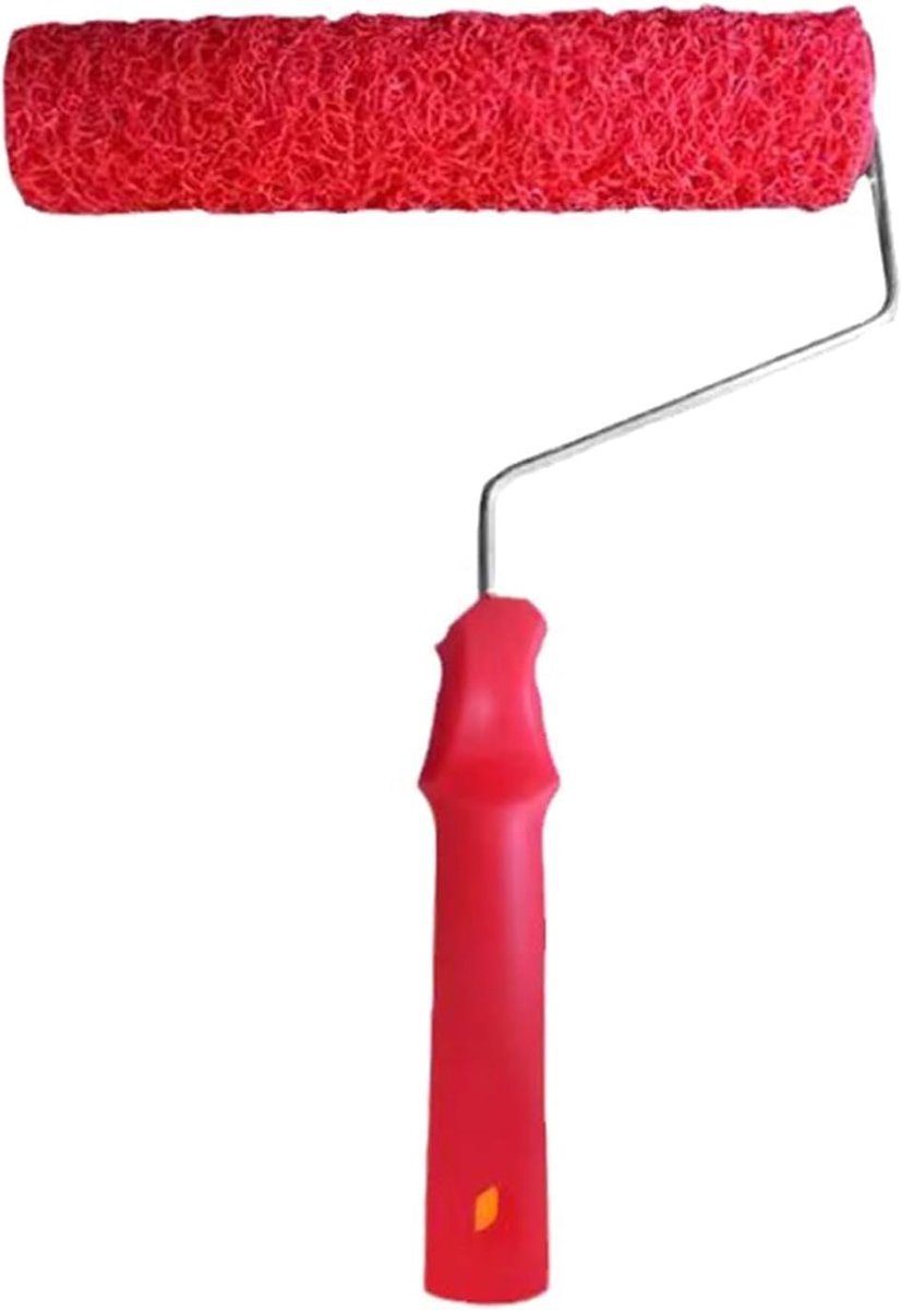 SnelShoppen - Wall Brush Putty Roller - Textuur Roller Borstel voor Glad Plamuren - Ergonomisch Handvat - Flexibele Non-Woven Structuur - Bouw Gereeds