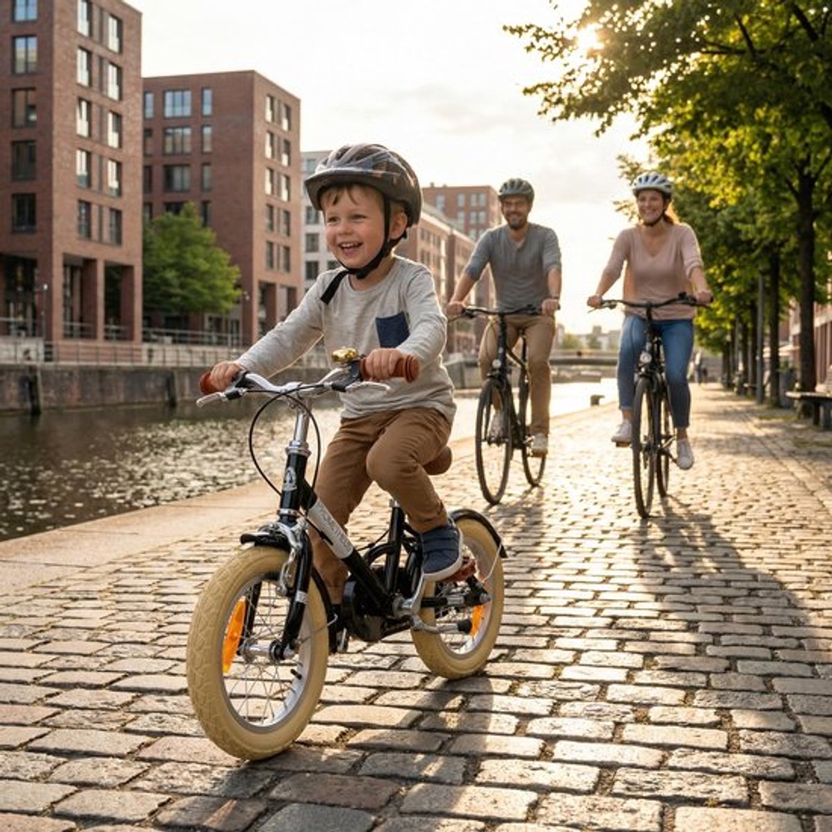 Retro Kinderfiets 12 Inch Geschikt voor Kinderen vanaf 3 Jaar (Blauw)