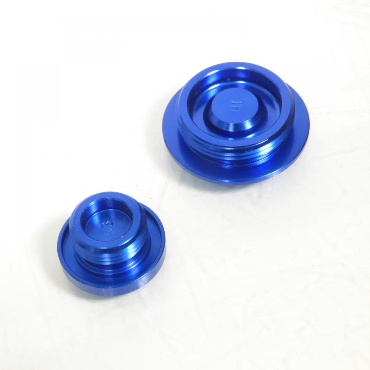 Bouchon niveau huile Zeta pour moto Kawasaki 250 KLX Kit / M30 / M18 / bleu Neuf