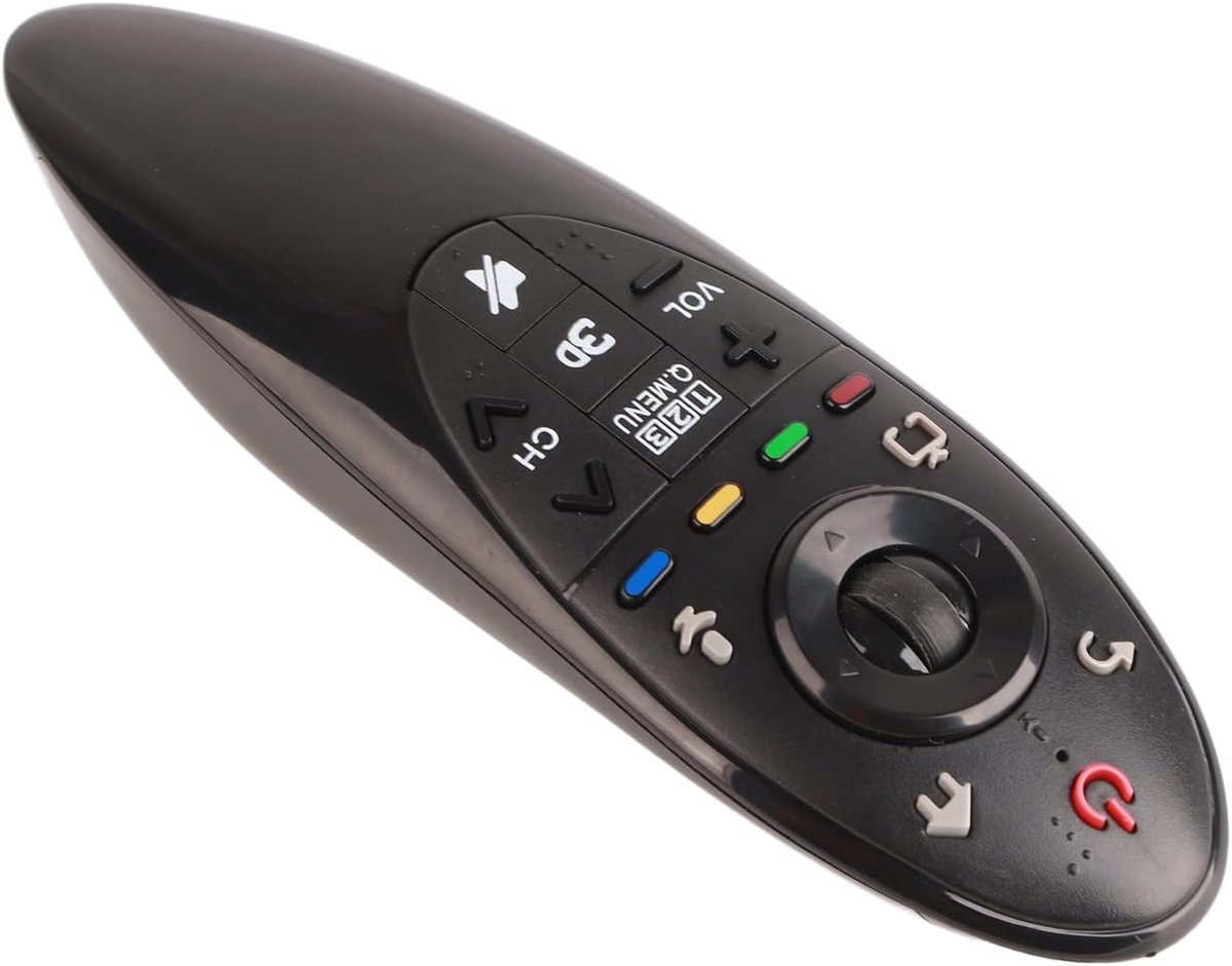 SnelShoppen - Magic Remote 2022 ABS Vervangende TV Afstandsbediening voor Smart TV - Eenvoudig in Gebruik, Grote Knoppen, Geschikt voor het Hele Gezin