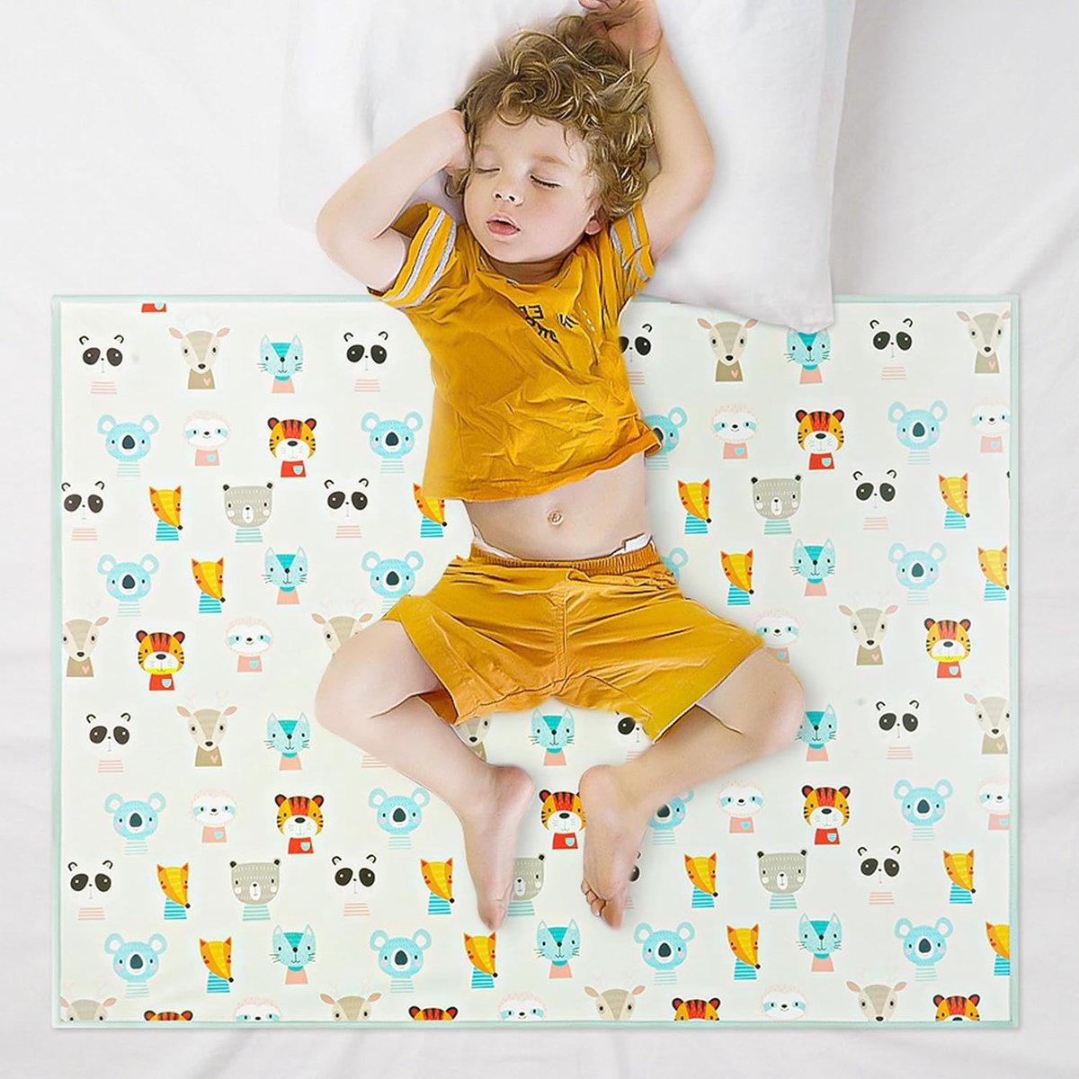 SnelShoppen - Potty Training Bed Pads - PU Bed Protector voor Kinderen - 70x90cm Bedwetting Matrasbeschermer - Absorberende Waterdichte Katoenen Besch