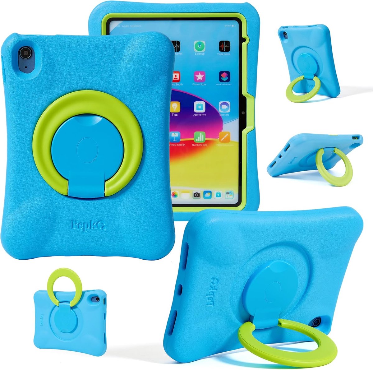 SnelShoppen - Kids Case voor iPad 11 Inch A16 (2025) en 10.9" iPad 10e Generatie (2022) - Schokbestendige, Lichtgewicht Volledige Bescherming met Vouw