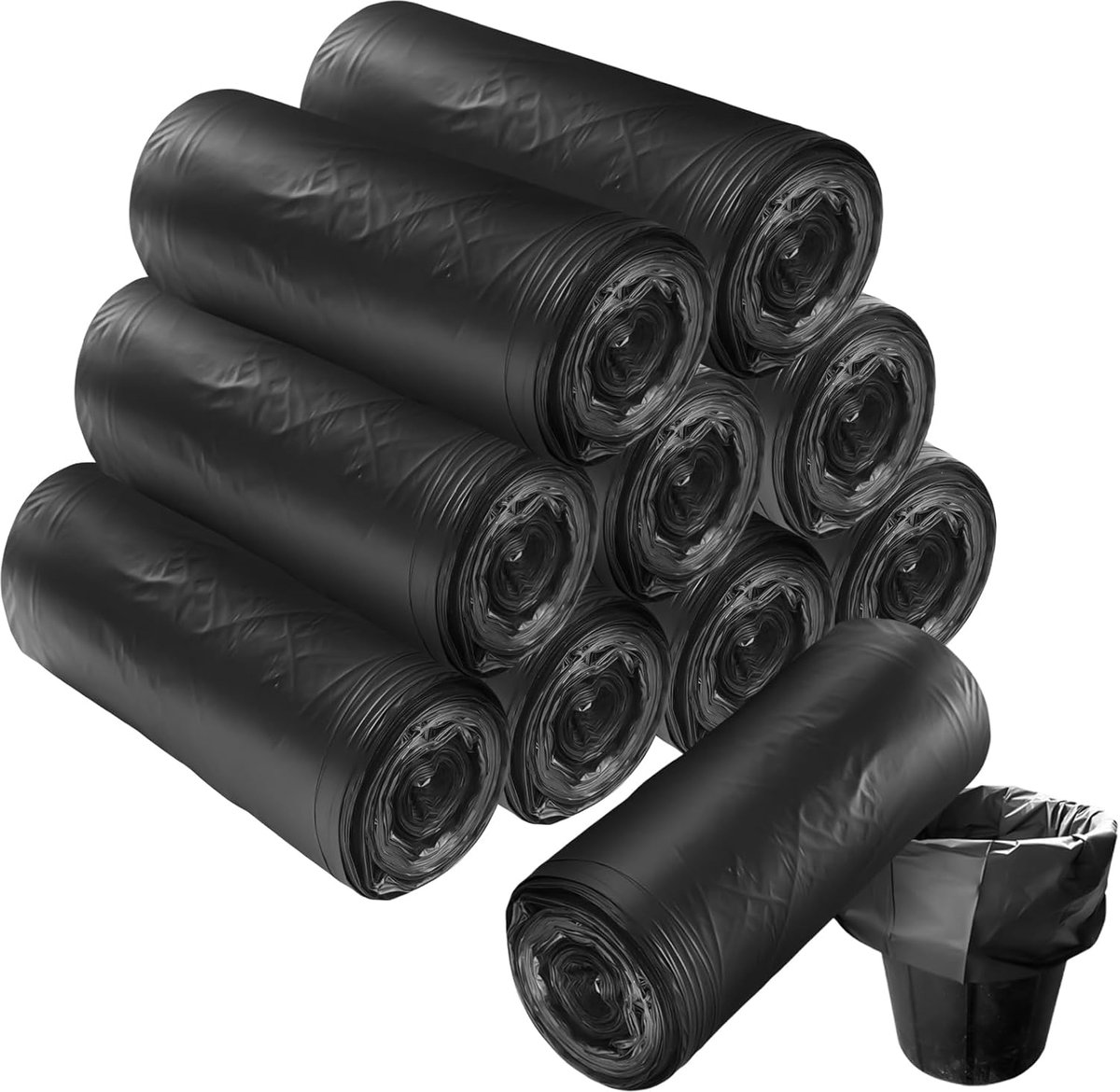 SnelShoppen - 20 Litre Afvalzakken voor Keuken, Biodegradable, Scheurvast en Waterdicht, Recyclebare Vuilniszakken voor Restafval en Afvalinzameling (