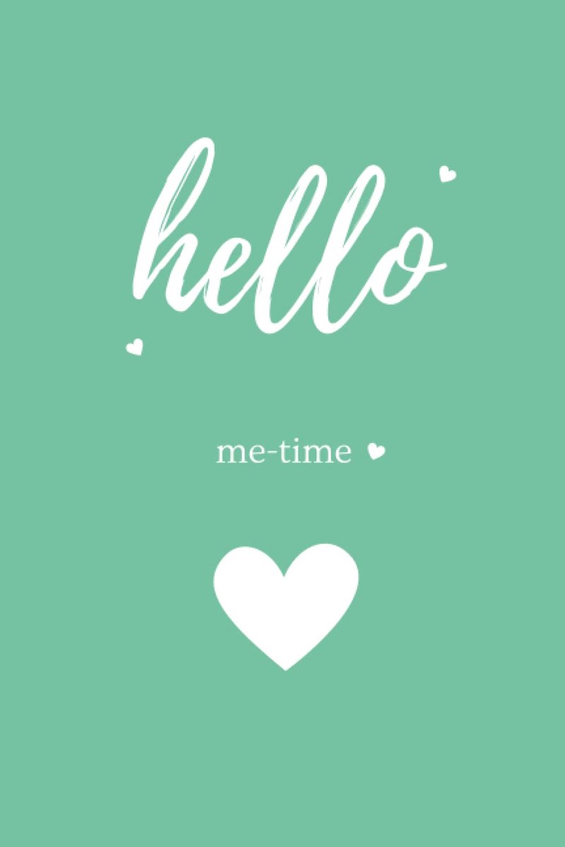 SnelShoppen - Notizbuch A5 Bullet Journal 'Hello me-time' - Softcover, 150 pagina's, groen, blanco notitieboek voor creatief schrijven, plannen, en jo