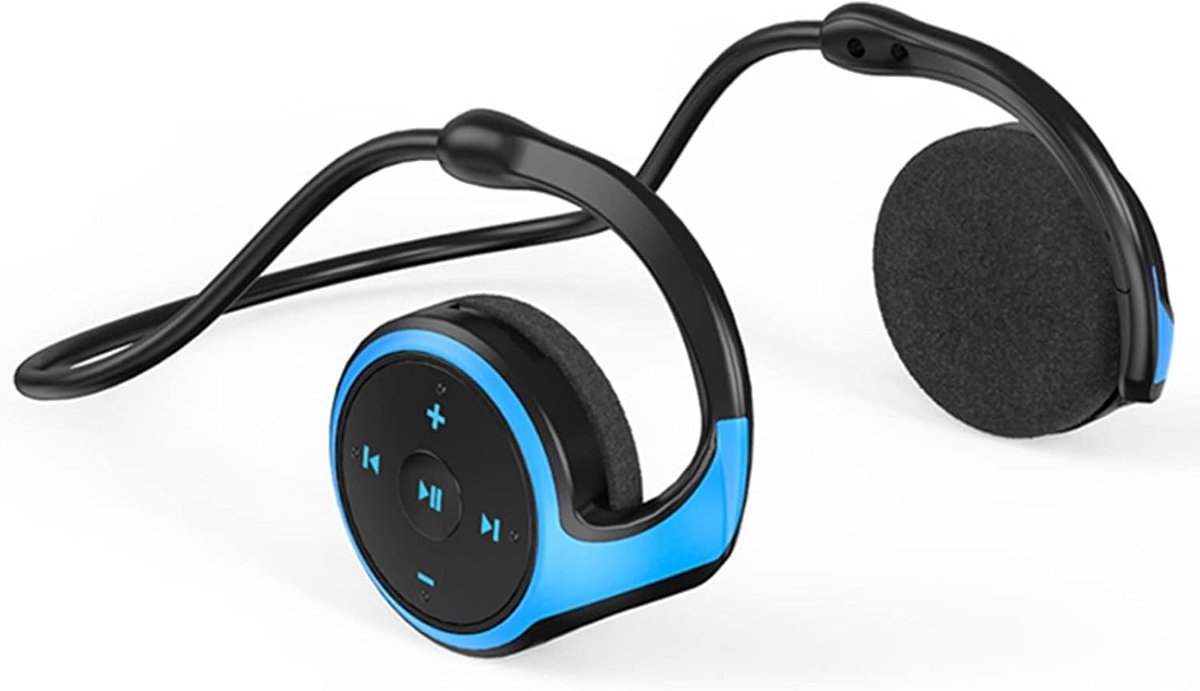 SnelShoppen - Wireless Bluetooth 5.0 Headset - Draadloze Sport Ear Hook Stereo Oordopjes met Microfoon - Ondersteunt TF Kaart en FM Radio - Waterproof