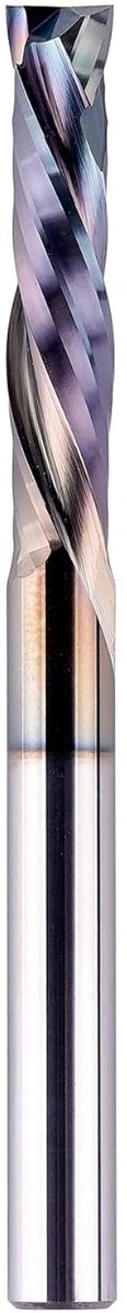 SnelShoppen - Spiral Groove Cutter 6 mm Shank, Extra Lange VHM Frees voor Precisie Snijden, 32 mm Snijlengte, TAC Coating, Ideaal voor Diepe Groeven,
