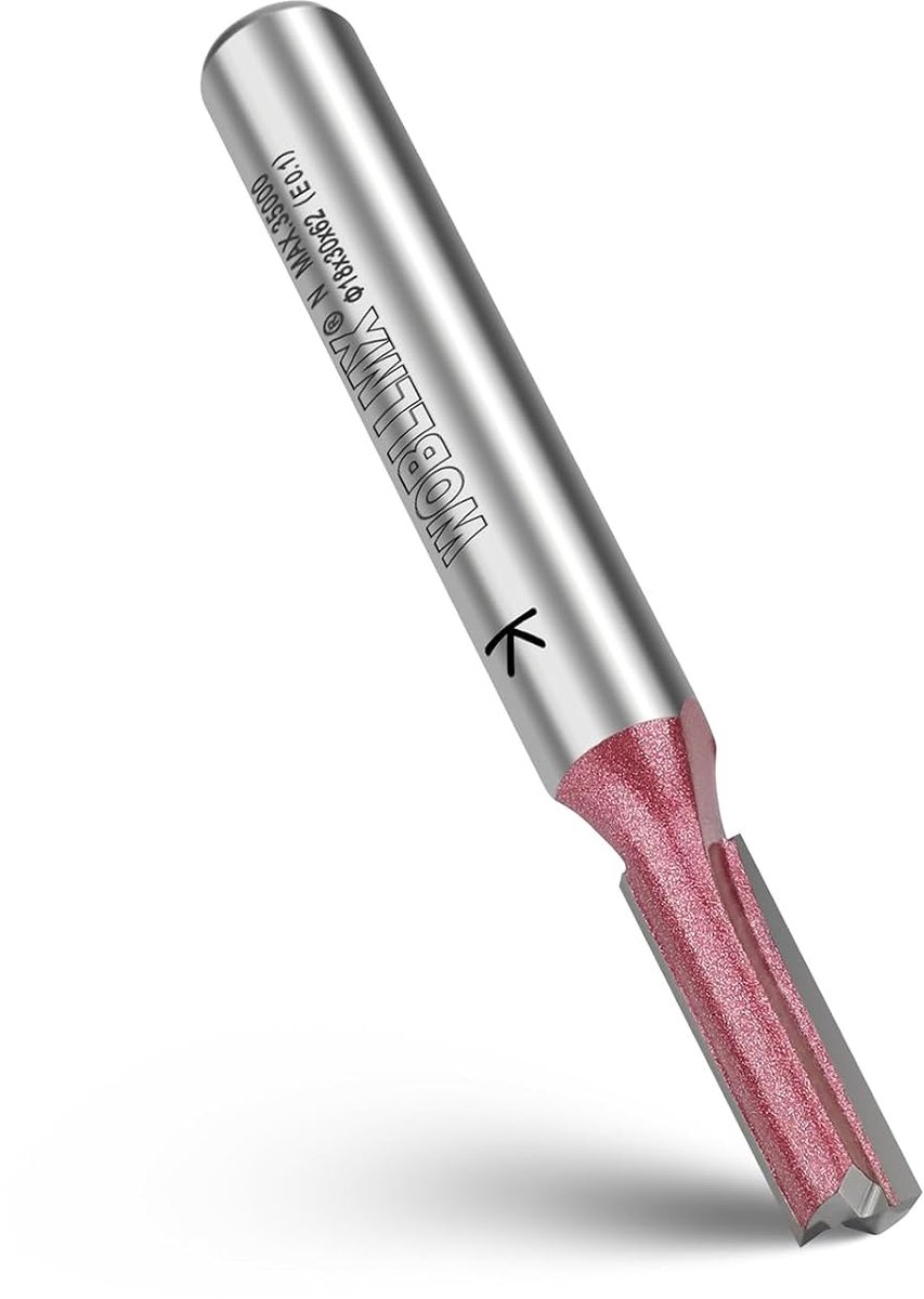 SnelShoppen - 8mm Shank Grooving Mill, Ø6mm, 20mm Werklengte, Professionele Carbide Groef Cutter voor Hout, Sealing Plate, Handfrezen Accessoire