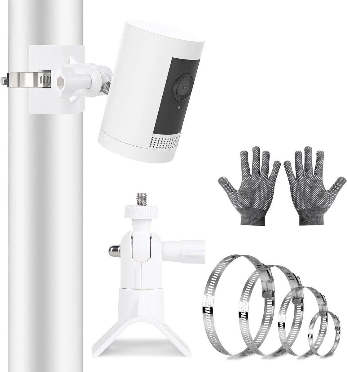 SnelShoppen - Universele Beugel voor Beveiligingscamera's - Wandmontage voor Arlo Pro 2/3/4, eufyCam 1/2/2C/2C Pro/3/3C - Geschikt voor Ring Stick Up