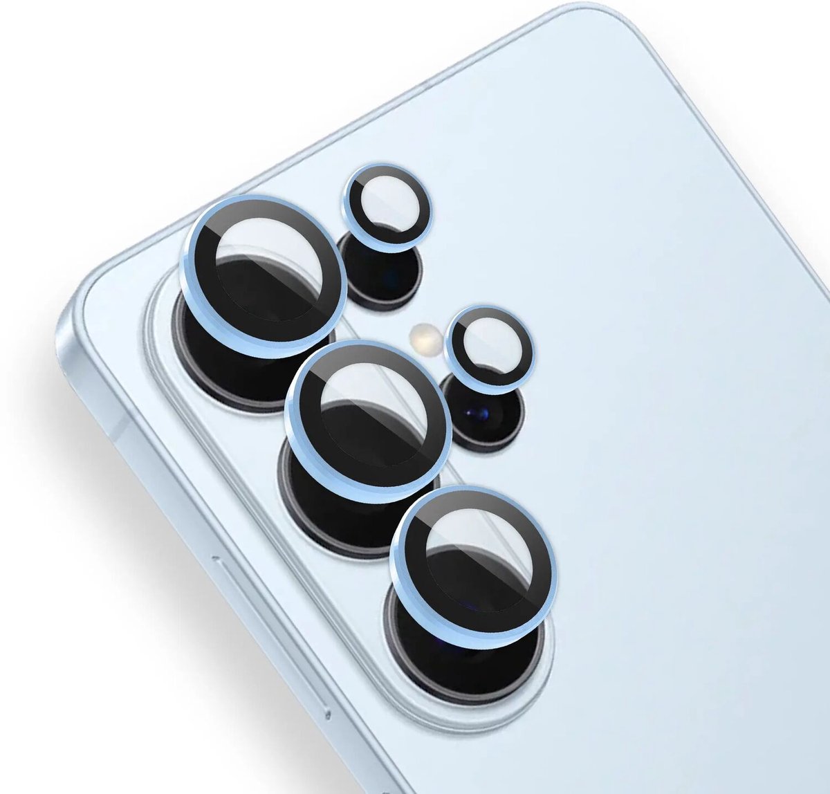 Rosso Camera Frame Protector Geschikt voor Samsung Galaxy S26 Ultra - Case Friendly - 9H Tempered Glass voor Cameralens - Gemakkelijke Installatie met Tray - Blauw