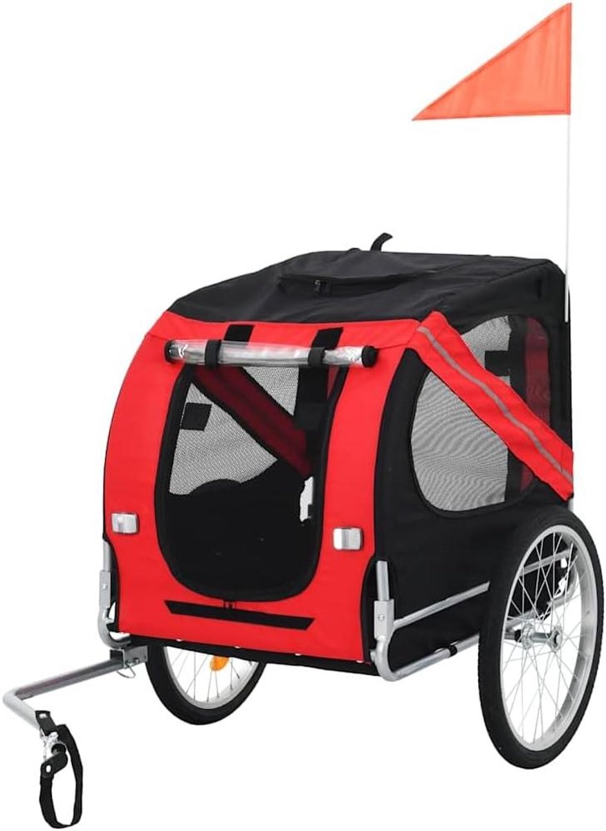 Hondenfietskar - Hondenkar Trailer - Fietstochten Hond - Stevig Stalen Frame - 137 x 73 x 90 cm