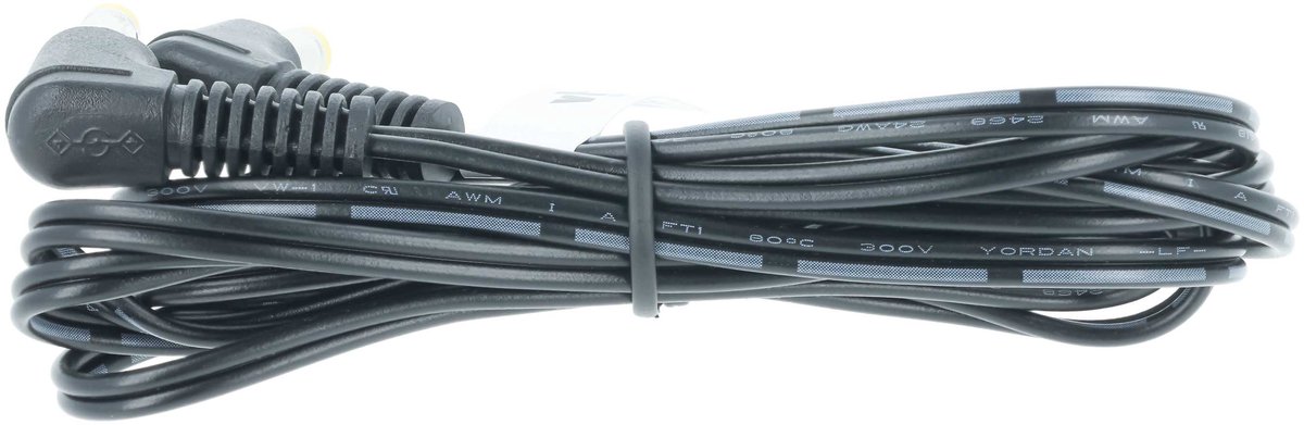 vhbw-voedingskabel compatibel met Panasonic PV-GS80, PV-GS83, PVGS39P, PV-GS85, PV-GS39PC, PV-GS39, PV-GS59, PVGS59P camcorders en camera's - 11 cm zwart