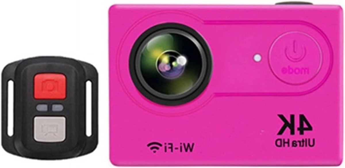 Actie Camera - Onderwater Camera - Avontuur Vastleggen - 170 Graden Groothoek - 4K Resolutie - Rood