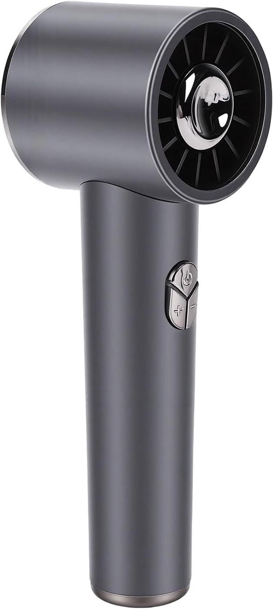 Draagbare Handventilator - Persoonlijke Koeler - Snelle Verkoeling - 100 Snelheidsniveaus - 4000 mAh Batterij - Zwart