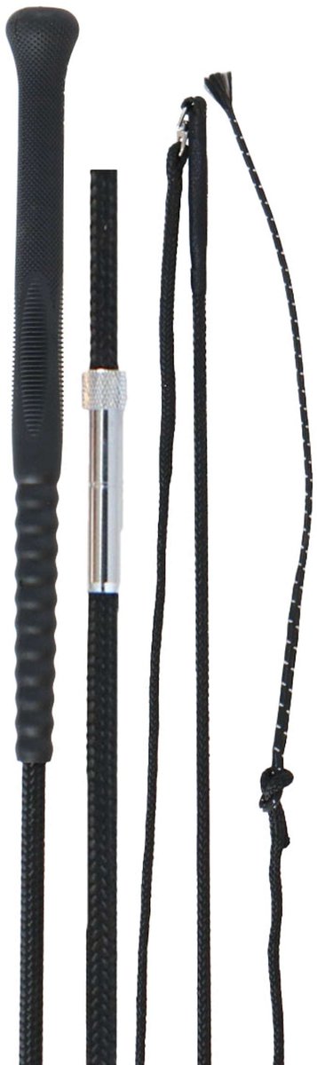 Fleck Dressuurzweep Professional Nylon Fleck-grip -Black-120
