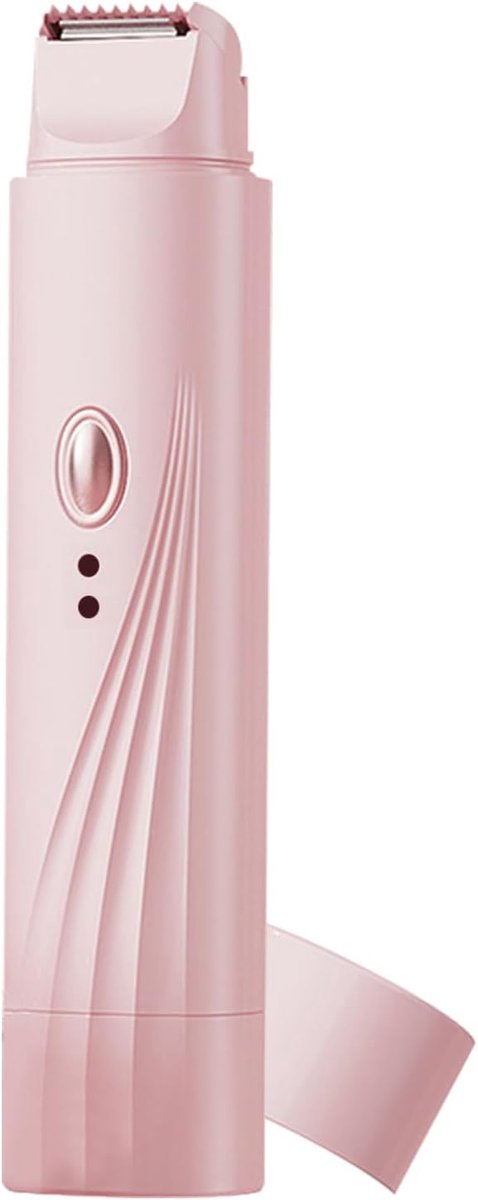 Scheerapparaat voor dames, waterdicht, draadloos, met dubbele kop, epilator voor gevoelige huid, oksels en reizen