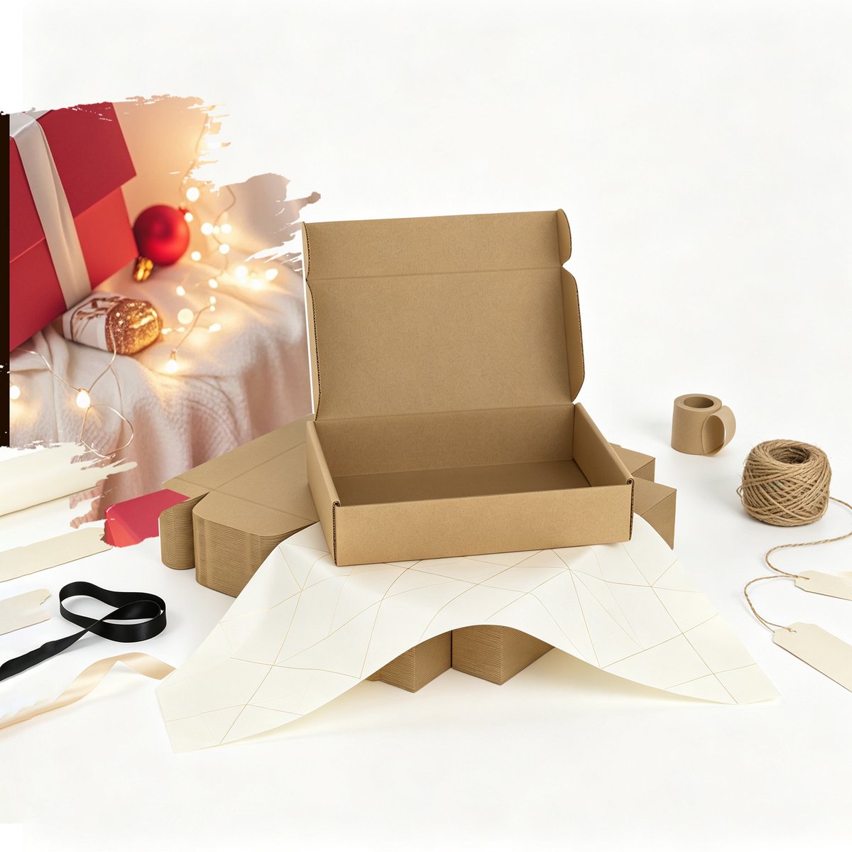 Froadp Verpakking van 100 verpakkingsdozen, opvouwbare kartonnen dozen en transportdozen, eenvoudig op te vouwen, stevige constructie, geschikt voor transport, verhuizingen, opslag en cadeauverpakkingen. Grote brieven - bruin - 20 x 15 x 5 cm