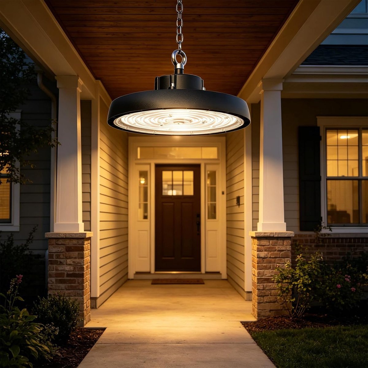 SnelShoppen - LED High Bay 200W Dimbare UFO Lamp 32000LM Waterproof 3000K/4000K/5700K Industrieel Verlichting IP65 Voor Magazijn Fabriek Werkplaats