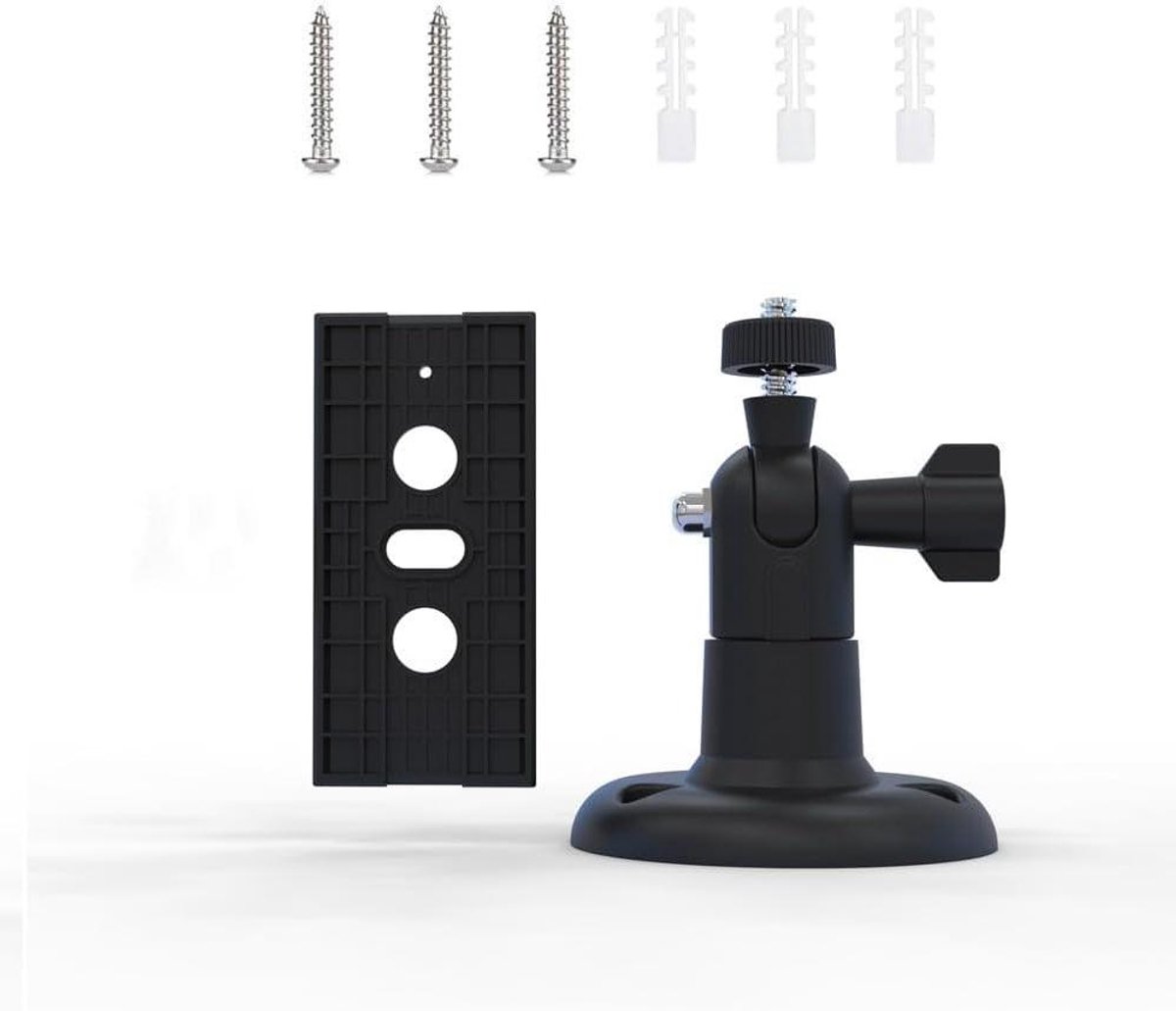 Wandhouder Camera - Camera Beugel - Beveiliging Monteren - 360 Graden Verstelbaar - 88 x 68 mm - Zwart