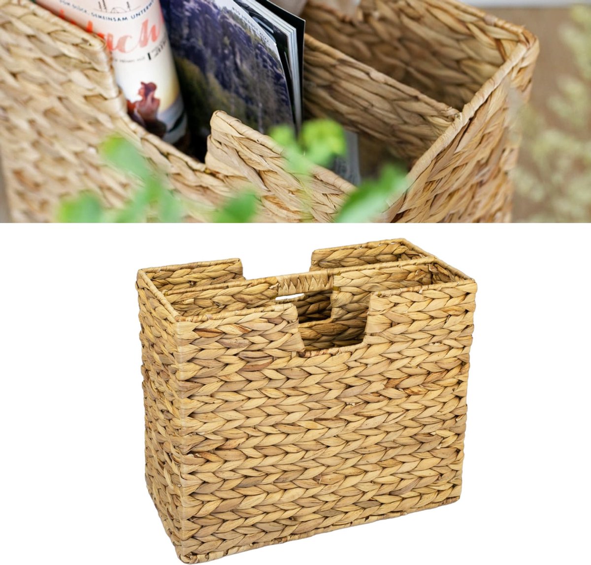 Zavio® Krantenbak - Lectuurmand - Krantenmand