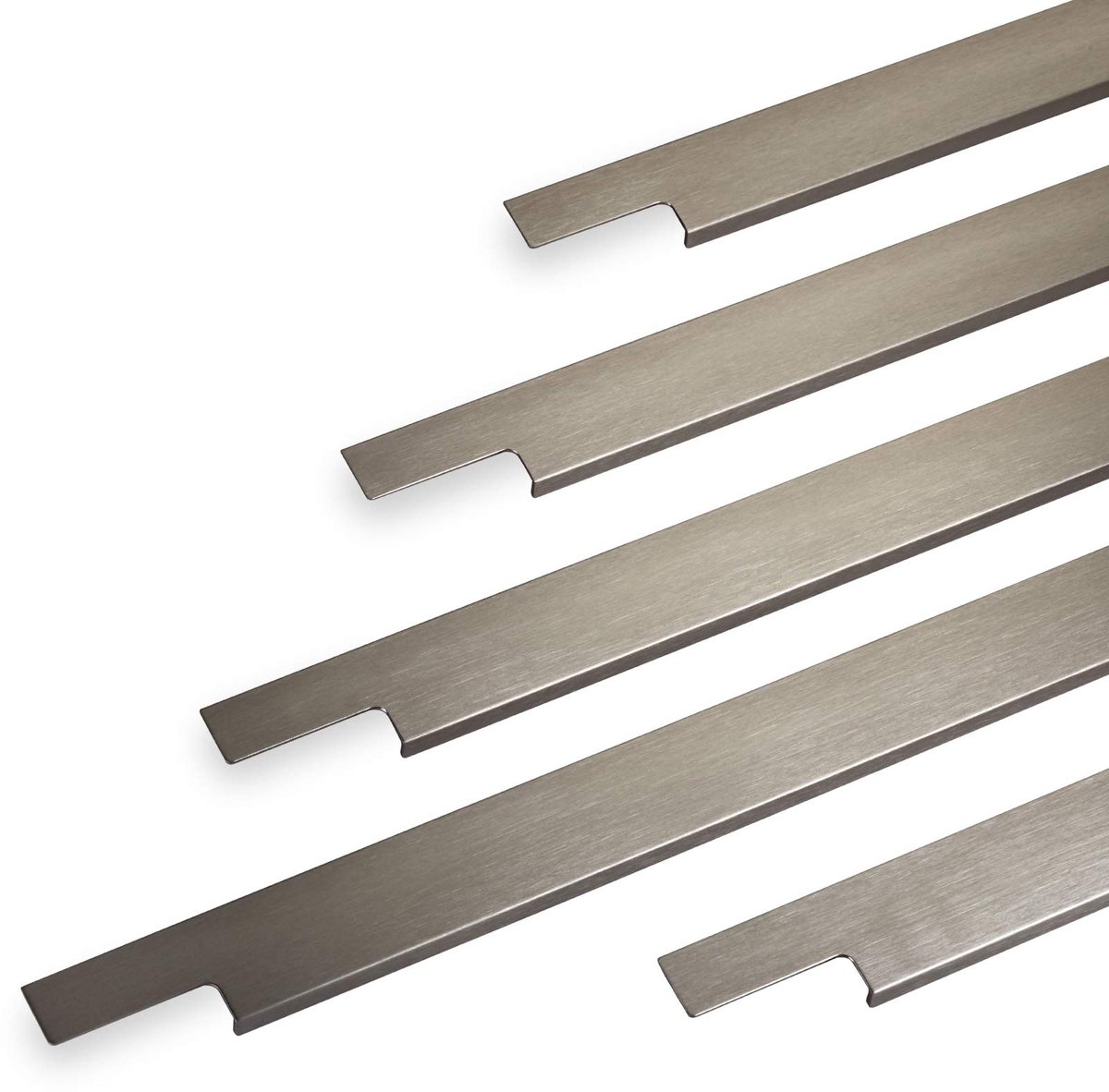 SOTECH Meubelgreep Slim 595 mm RVS-look geborsteld voor infrees