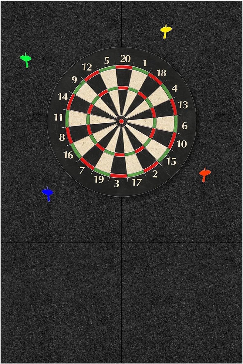 Board Wall Protector,Verlengde Lengte Zelfklevende Vilt Wandtegels Dartboard Surround Wall Protector,Dartboard Backing Kurk Dartboard Backer Alternatief