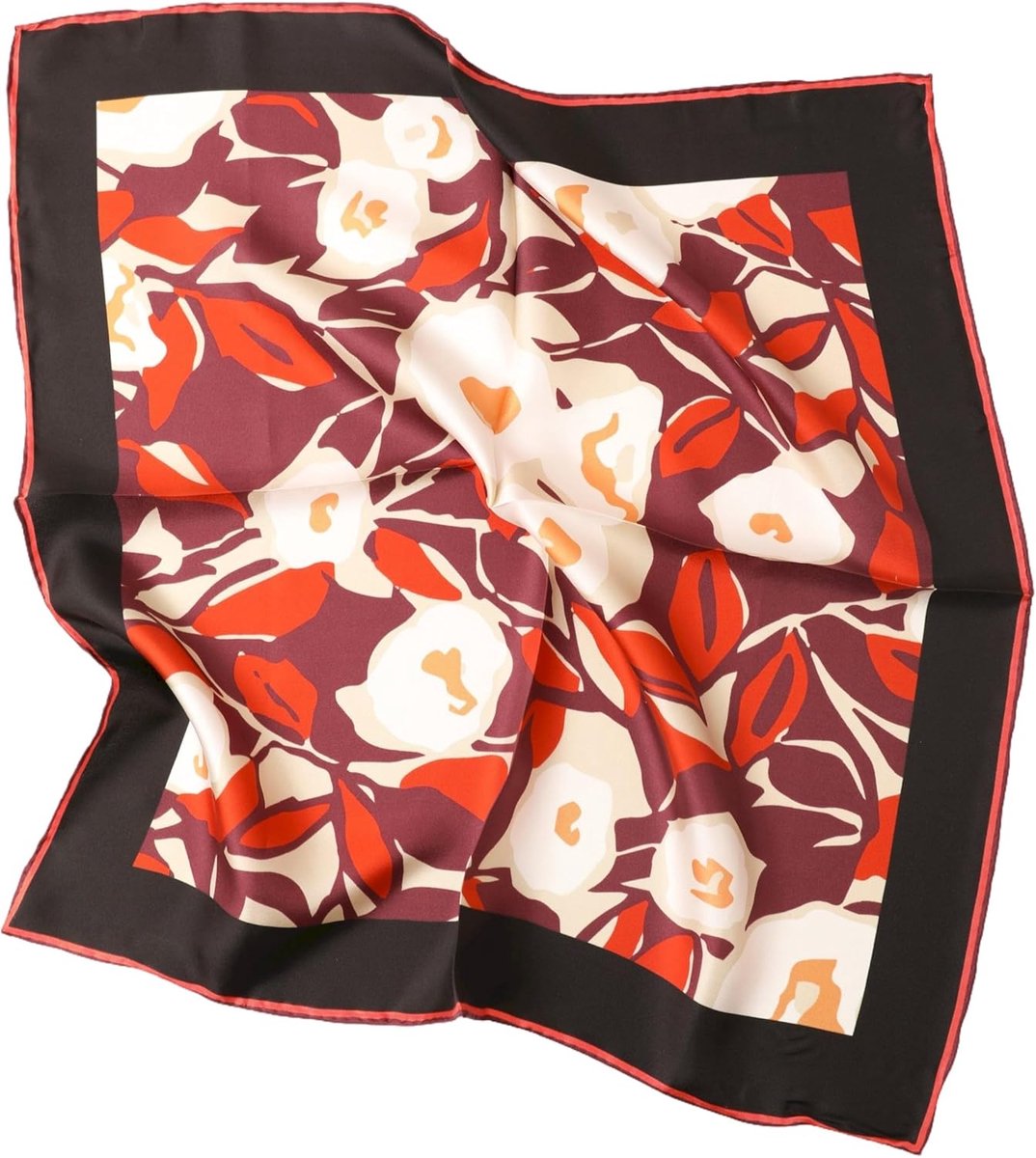 Dame pure zijden bandana, handgerolde zijden halsdoek, uniseks