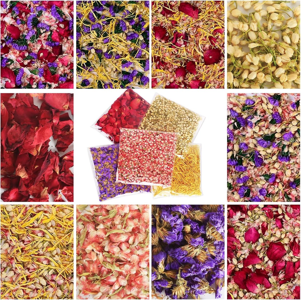 Confetti, 40 kopjes (250 g), 5 gemengde bloemblaadjes